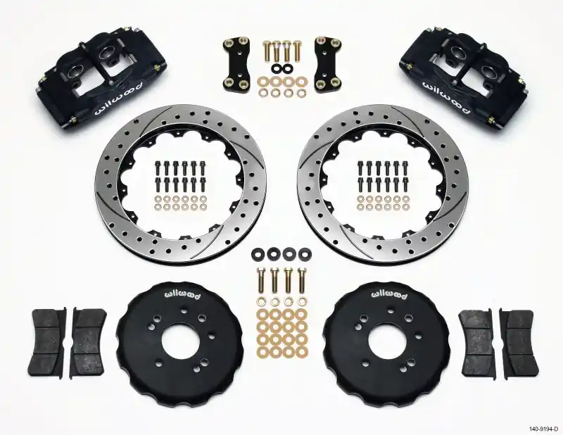 Wilwood FSLI4 Front Hat Kit 13.00in Drilled Nissan 240SX (WIL140-9194-D)