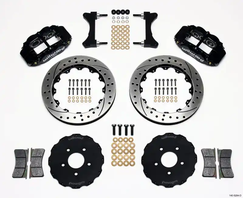 Wilwood Narrow Superlite 6R Front Hat Kit 13.06in Drilled Mitsubishi EVO VIII (WIL140-9284-D)