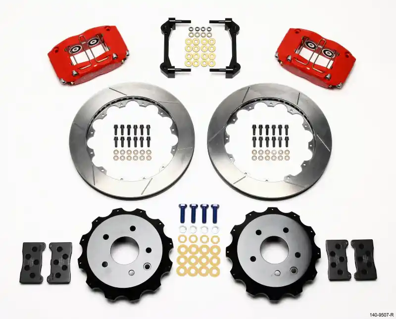 Wilwood Dynapro Radial Rear Kit 13.00in Red Nissan 350Z/Fiti G35 (WIL140-9507-R)
