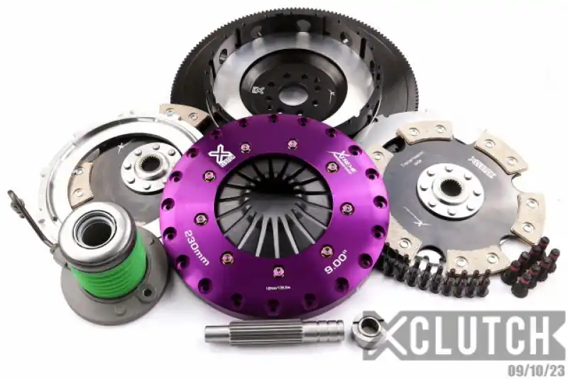 XClutch 11-14 Ford Mustang GT 5.0L 9in Twin Solid Ceramic Clutch Kit (XCLXKFD23655-2E)