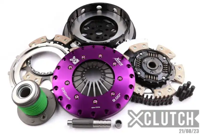 XClutch 15-23 Ford Mustang EcoBoost Premium 2.3L 9in Twin Sprung Ceramic Clutch Kit (XCLXKFD23697-2B)
