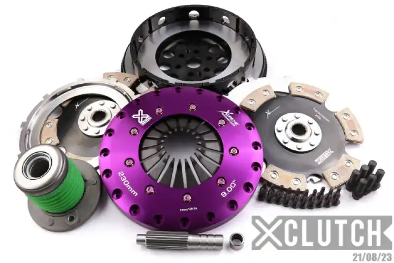 XClutch 15-23 Ford Mustang EcoBoost Premium 2.3L 9in Twin Solid Ceramic Clutch Kit (XCLXKFD23697-2E)