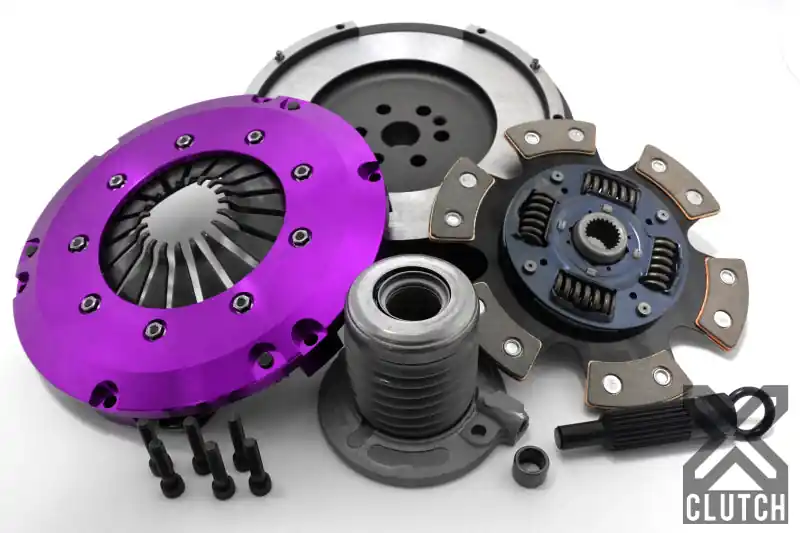 XClutch 15-18 Ford Mustang 2.3L Stage 2R Extra HD Sprung Ceramic Clutch Kit (XCLXKFD24682-1R)