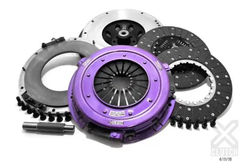 XClutch 18-23 Ford Mustang GT 5.0L 10.5in Twin Sprung Organic Clutch Kit (XCLXKFD27558-2A)