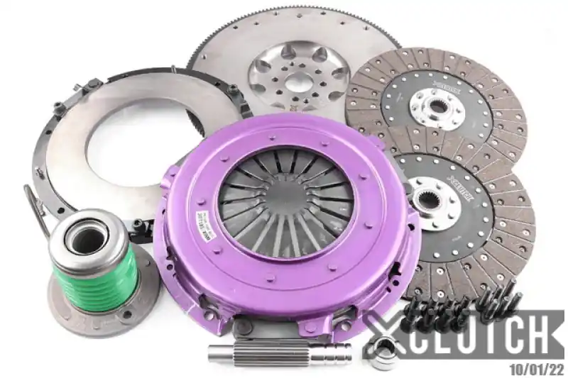 XClutch 11-14 Ford Mustang GT 5.0L 10.5in Twin Solid Organic Clutch Kit (XCLXKFD27655-2G)