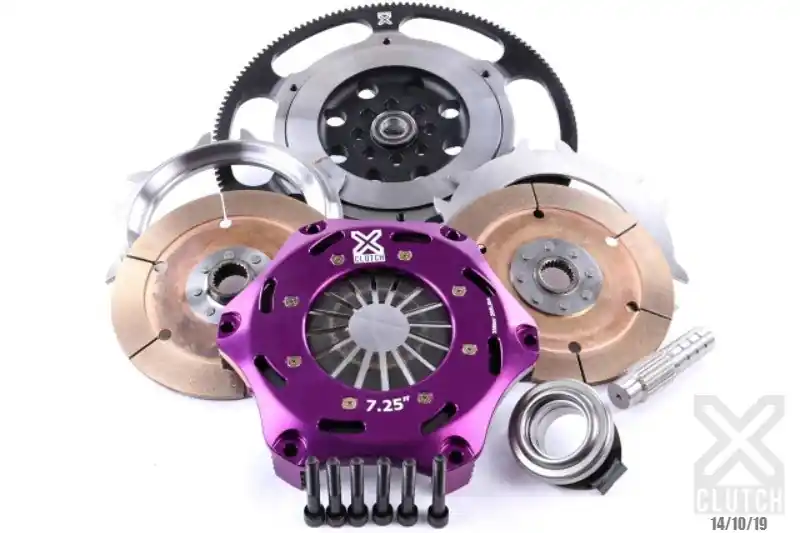 XClutch 17-21 Honda Civic Type R 2.0L 7.25in Twin Solid Ceramic Clutch Kit (XCLXKHN18537-2E)
