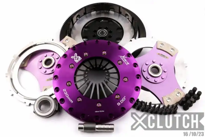 XClutch 17-21 Honda Civic Type R 2.0L 9in Twin Solid Ceramic Clutch Kit (XCLXKHN23537-2E)