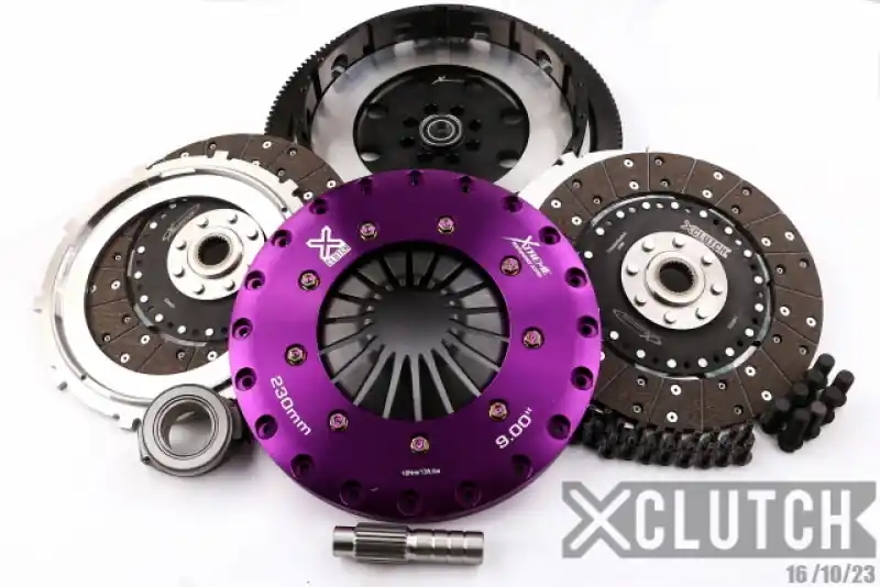 XClutch 17-21 Honda Civic Type R 2.0L 9in Twin Solid Organic Clutch Kit (XCLXKHN23537-2G)
