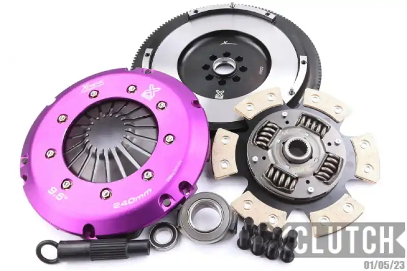 XClutch 17-21 Honda Civic Type R 2.0L Stage 2R Extra HD Sprung Ceramic Clutch Kit (XCLXKHN24537-1R)