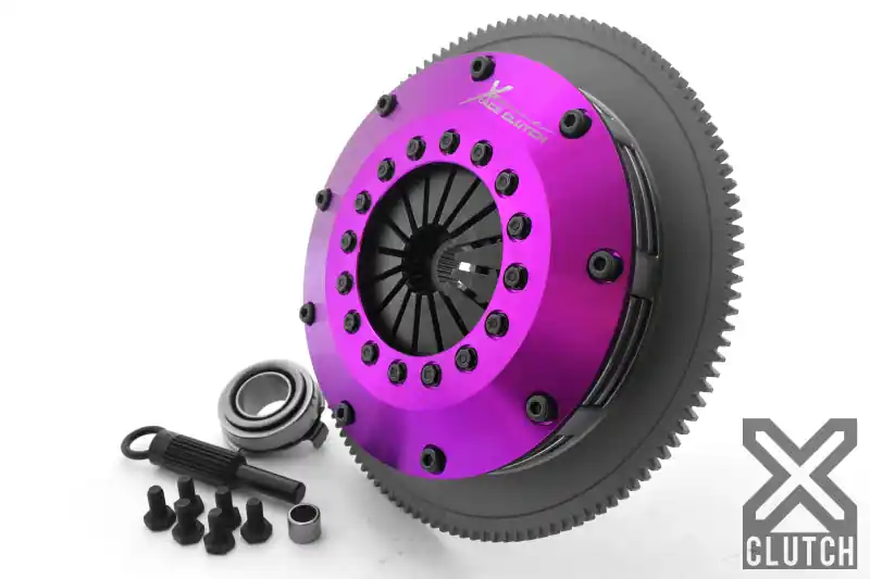 XClutch 87-91 Mazda RX-7 Turbo 1.3L 8in Twin Sprung Ceramic Clutch Kit (XCLXKMZ20526-2B)