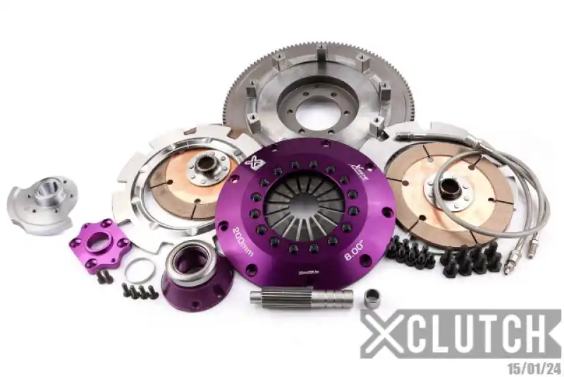XClutch 93-95 Mazda RX-7 1.3L 8in Twin Solid Ceramic Clutch Kit (XCLXKMZ20680-2E)