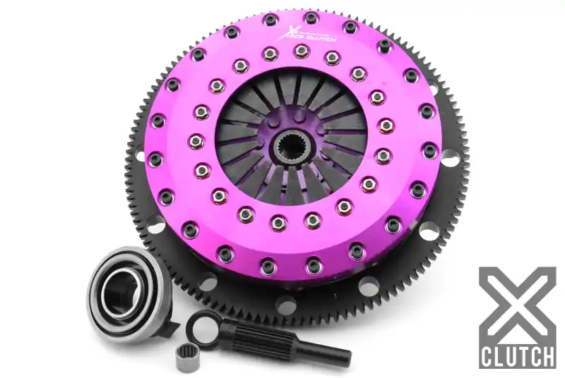 XClutch 87-91 Mazda RX-7 Turbo 1.3L 9in Twin Solid Ceramic Clutch Kit (XCLXKMZ23520-2E)