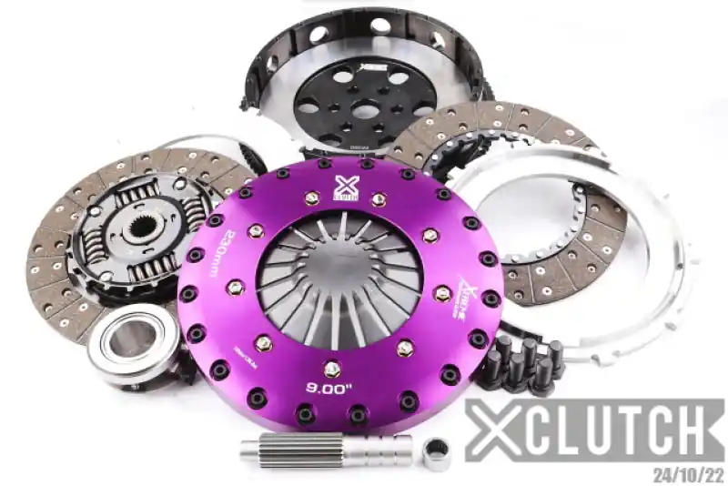 XClutch 06-07 Mazda Mazdaspeed 3 2.3L Turbo 10.5in Twin Sprung Organic Clutch Kit (XCLXKMZ23530-2A)