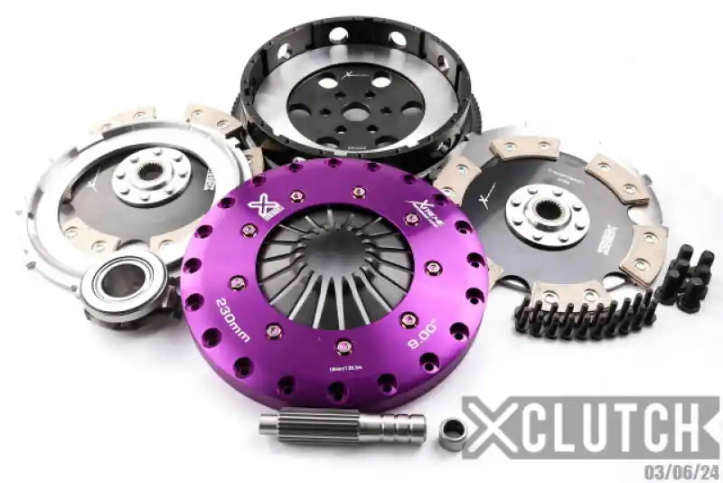 XClutch 06-07 Mazda Mazdaspeed 3 2.3L Turbo 9in Twin Solid Ceramic Clutch Kit (XCLXKMZ23530-2E)