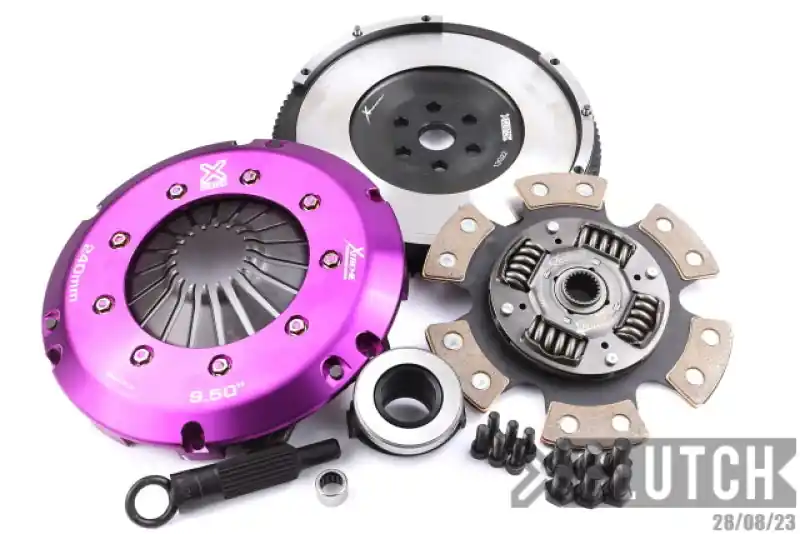 XClutch 06-07 Mazda Mazdaspeed 3 2.3L Turbo Stage 2R Extra HD Sprung Ceramic Clutch Kit (XCLXKMZ24530-1R)