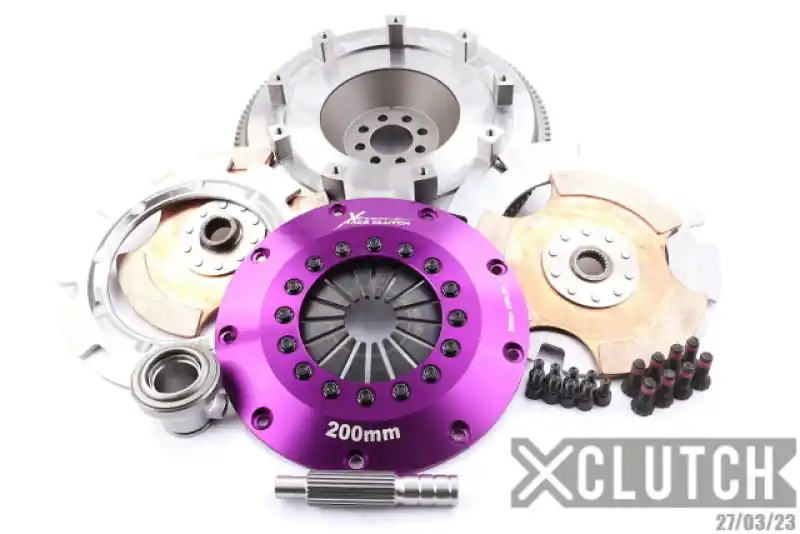 XClutch 03-06 Nissan 350Z Track 3.5L 8in Twin Solid Ceramic Clutch Kit (XCLXKNI20523-2E)