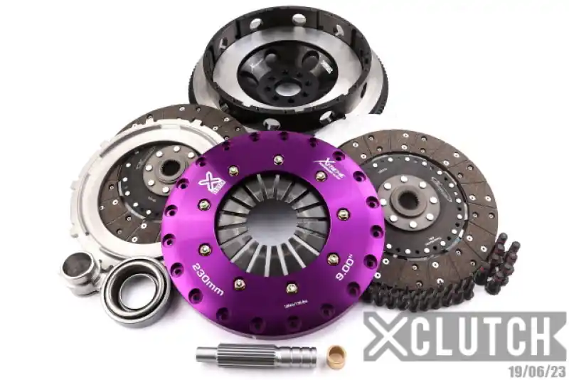XClutch 03-06 Nissan 350Z 3.5L 9in Twin Solid Organic Clutch Kit (XCLXKNI23543-2G)