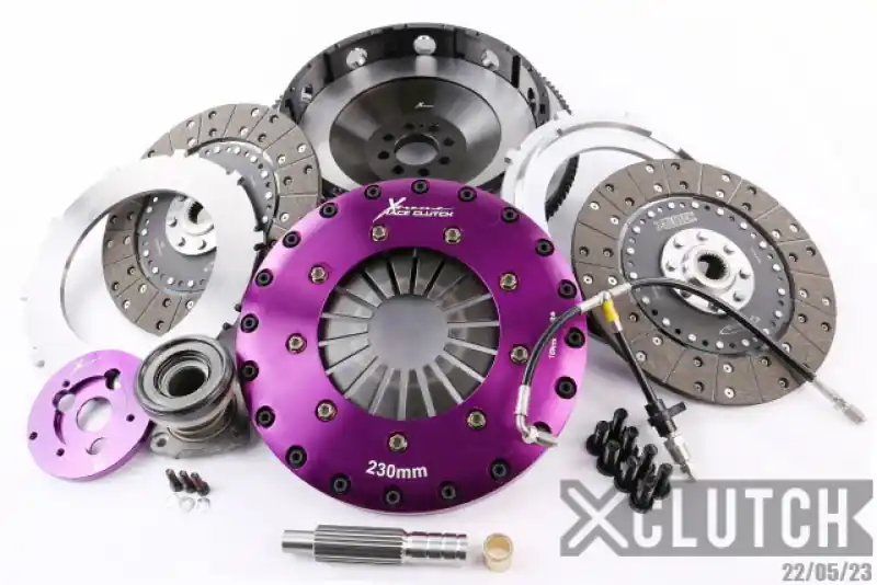XClutch 09-20 Nissan 370Z Touring Sport 3.7L 9in Twin Solid Organic Clutch Kit (XCLXKNI23688-2G)