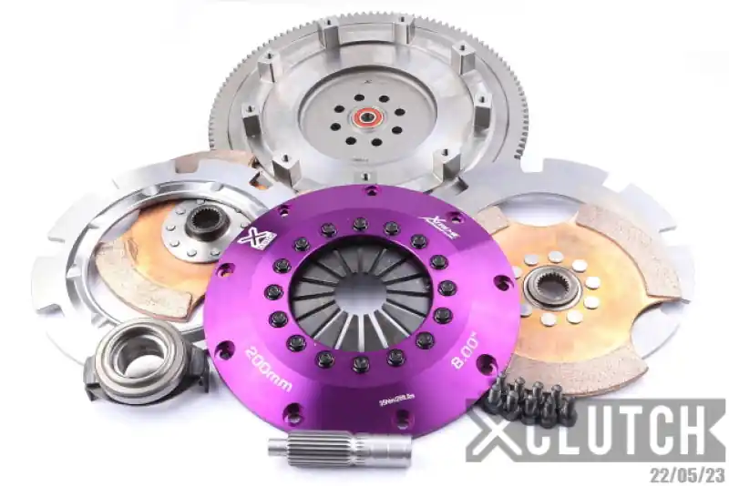 XClutch 15-17 Subaru WRX Base 2.0L 8in Twin Solid Ceramic Clutch Kit (XCLXKSU20522-2E)