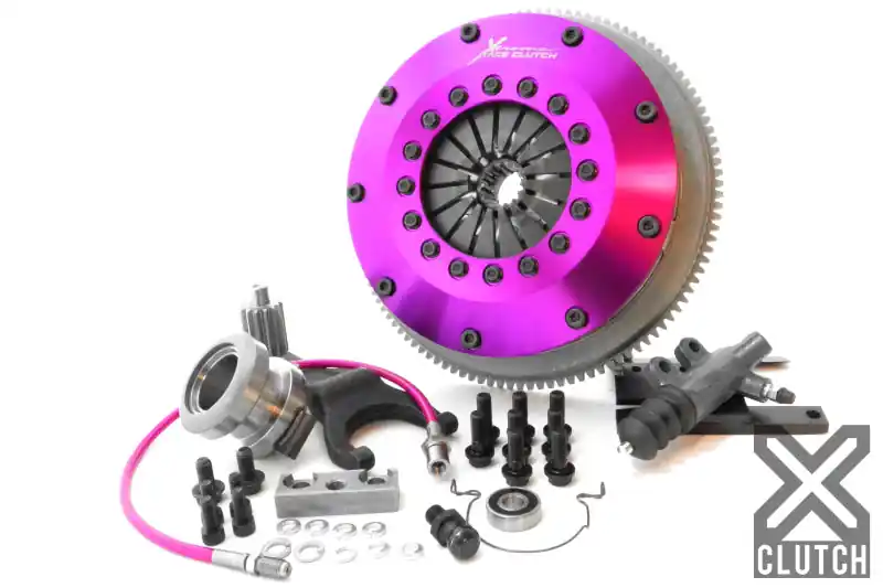 XClutch 93-95 Toyota Supra Twin Turbo 3.0L 8in Twin Sprung Ceramic Clutch Kit (XCLXKTY20531-2B)