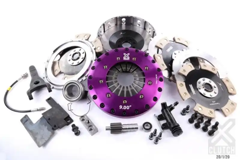 XClutch 93-95 Toyota Supra Twin Turbo 3.0L 9in Triple Solid Ceramic Clutch Kit (XCLXKTY23536-3E)