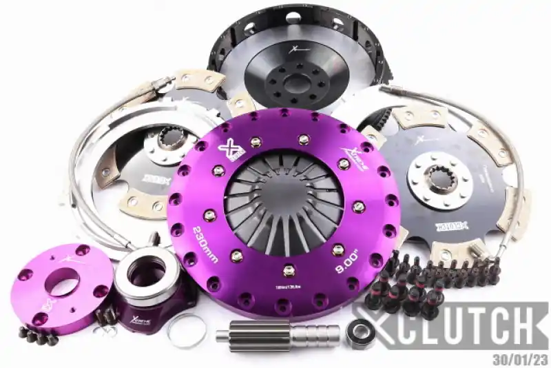 XClutch 93-95 Toyota Supra Twin Turbo 3.0L 9in Twin Solid Ceramic Clutch Kit (XCLXKTY23682-2E)