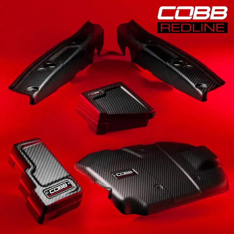 Cobb 22-25 Subaru WRX Redline Matte Carbon Fiber Dress-Up Kit (COBBSUB006REDED-RMC)