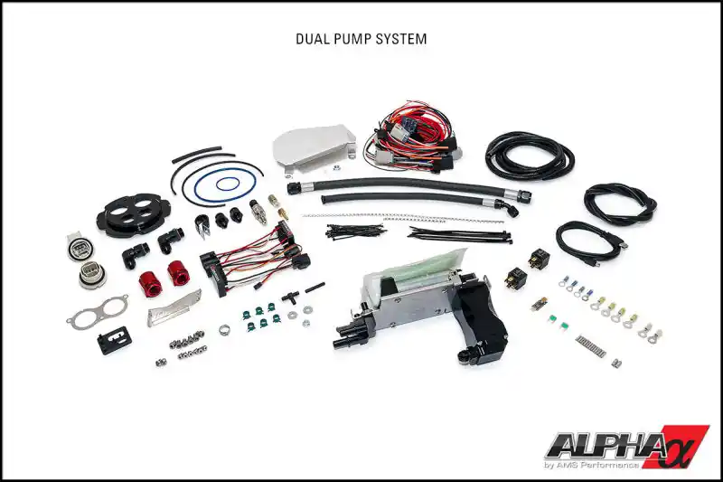 AMS Performance 2009+ Nissan GT-R R35 Omega Fuel System - Dual Pumps (AMSALP.07.07.0010-2)