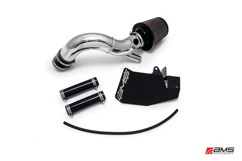 AMS Performance 08-15 Mitsubishi EVO X Replacement Intake Pipe w/MAF Housing & Bungs - Polished (AMSAMS.04.08.0002-1)