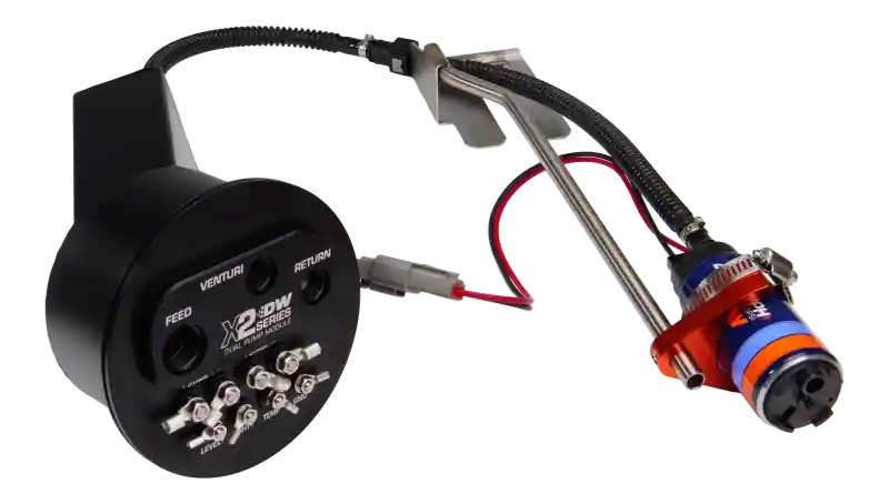 DeatschWerks 94-02 Nissan Silvia and Skyline X2 Surge Module with DW420 Pumps and Install Kit (DWK9-421-7022)