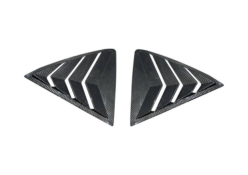 Rexpeed Dry Carbon Rear Window Louver Shutter Covers | 2023+ GR Corolla