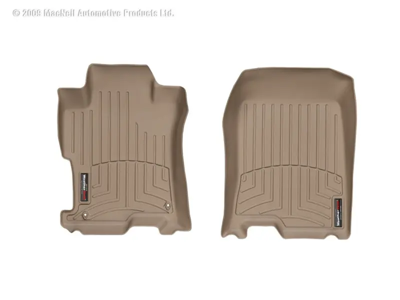 WeatherTech 08-12 Honda Accord Front FloorLiner - Tan (WET451481)