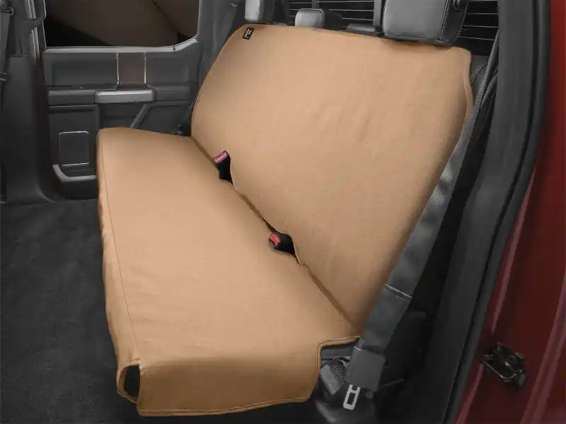 WeatherTech 05-10 Dodge RAM 1500 / 07-10 Ford F-250 / 04-15 Nissan Titan Tan Rear Seat Protector (WETDE2030TN)