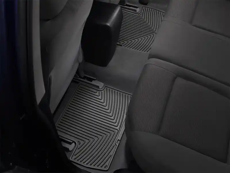 WeatherTech 06-12 BMW 3-Series Coupe Rear Rubber Mats - Black (WETW142)