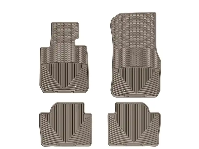 WT Rubber Mats - Front - Tan (WETW267TN-W268TN)