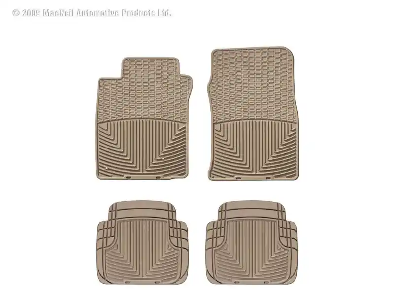 WT Rubber Mats - Front - Tan (WETW39TN-W50TN)