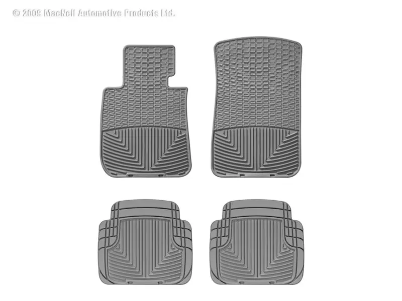 WT Rubber Mats - Rear - Grey (WETW61GR-W50GR)