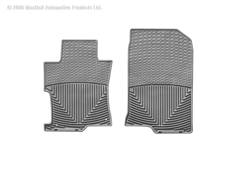 WeatherTech 08-12 Honda Accord Front Rubber Mats - Grey (WETW94GR)