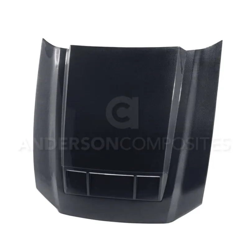 Anderson Composites 10-14 Ford Mustang/Shelby GT500 and 2013-2014 GT/V6 Ram Air Type-CR Hood (ANDAC-HD1011FDMU-TS)