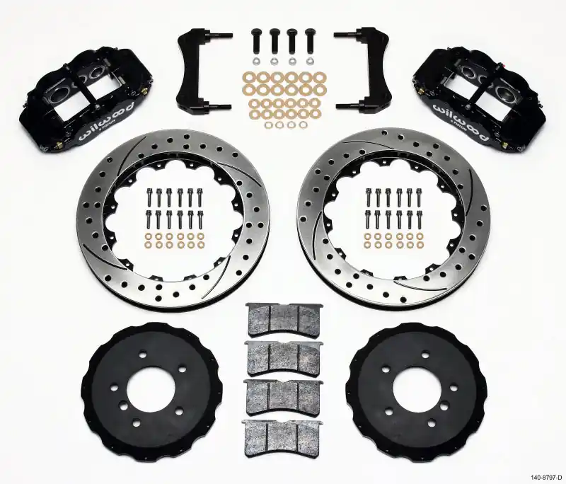 Wilwood Narrow Superlite 6R Front Hat Kit 13.06in Drilled E36 BMW M3 (WIL140-8797-D)
