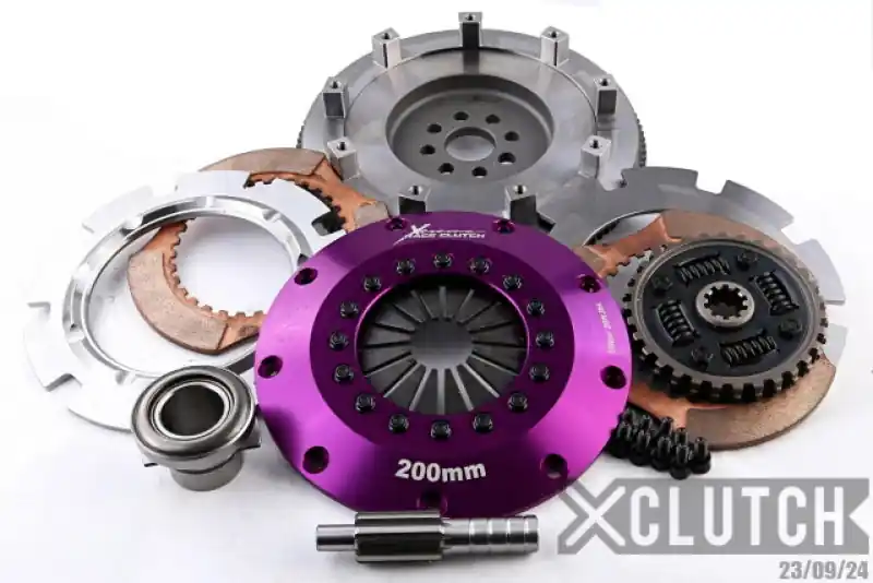XClutch 88-91 BMW M3 Base 2.3L 8in Twin Sprung Ceramic Clutch Kit (XCLXKBM20531-2B)