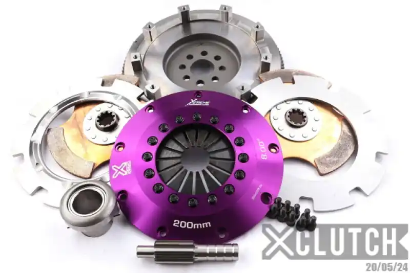 XClutch 88-91 BMW M3 Base 2.3L 8in Twin Solid Ceramic Clutch Kit (XCLXKBM20531-2E)