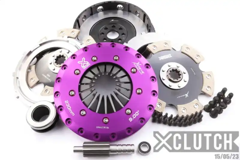 XClutch 01-06 BMW M3 Base 3.2L 9in Twin Solid Ceramic Clutch Kit (XCLXKBM23550-2E)