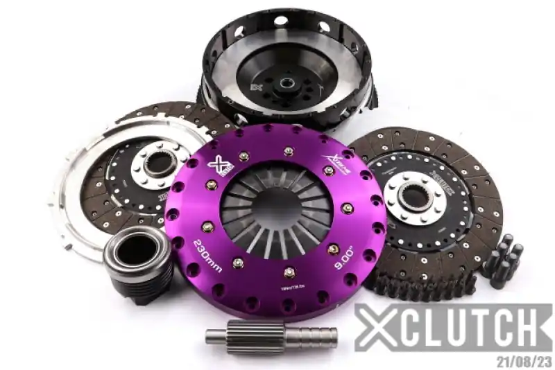 XClutch 15-18 BMW M3 Base 3.0L 9in Twin Solid Organic Clutch Kit (XCLXKBM23560-2G)