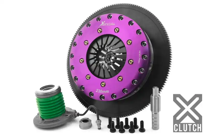 XClutch 05-10 Ford Mustang GT 4.6L 9in Triple Solid Organic Clutch Kit (XCLXKFD23656-2G)