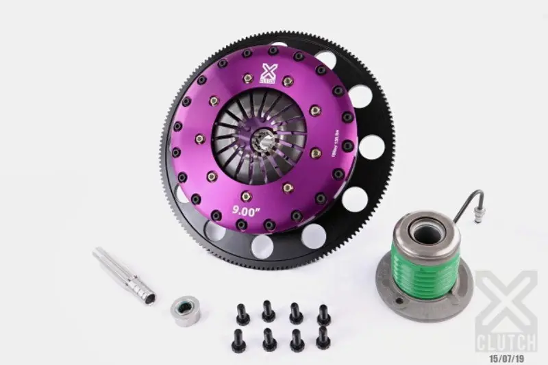 XClutch 05-10 Ford Mustang GT 4.6L 9in Twin Solid Organic Clutch Kit (XCLXKFD23657-2G)