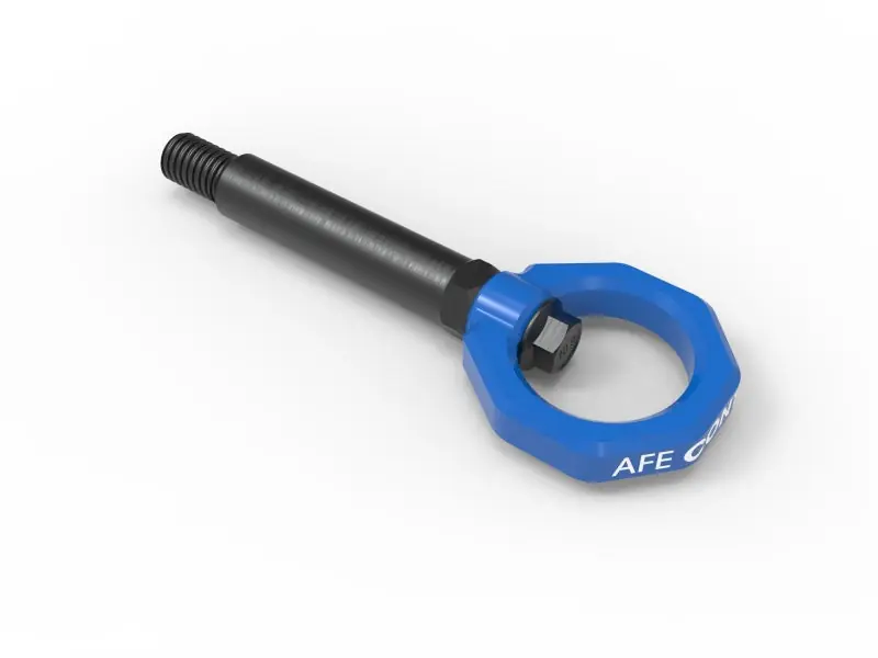 aFe Control Rear Tow Hook Blue BMW F-Chassis 2/3/4/M (AFE450-502002-L)