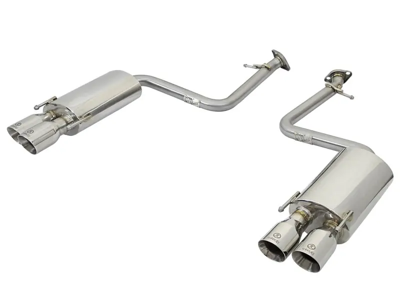 aFe Takeda 16-17 Lexus RC 200T 2.0L (t) 2in. SS Axle-Back Exhaust System w/Polished Tips (AFE49-36037-P)