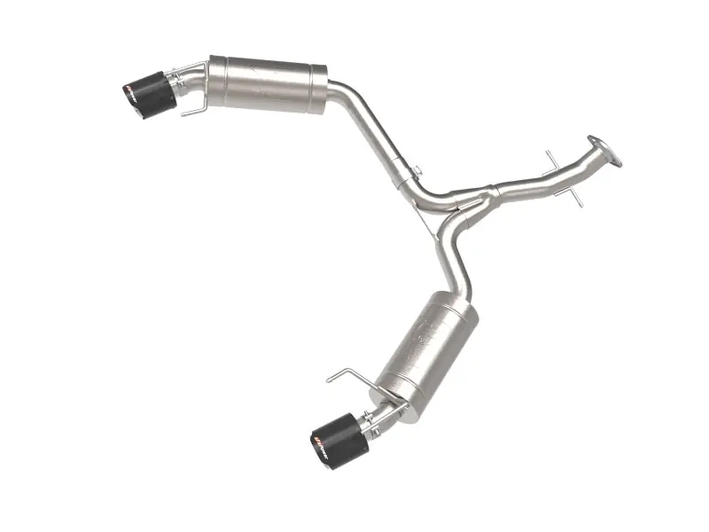 aFe POWER Takeda 06-13 Lexus IS250/IS350 SS Axle-Back Exhaust w/ Carbon Tips (AFE49-36055-C)