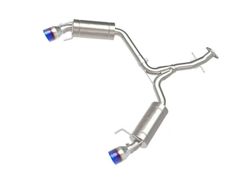 aFe POWER Takeda 06-13 Lexus IS250/IS350 SS Axle-Back Exhaust w/ Blue Flame Tips (AFE49-36055-L)
